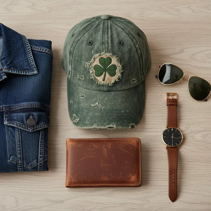 🔥Last Day 49% OFF - ☘️Vintage Shamrock Baseball Cap – A Symbol of Irish Luck & Timeless Style